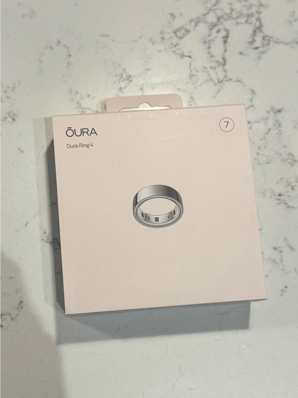 New - original packaging unopened - Oura Silver Smart Ring Gen 4 – Size 7
